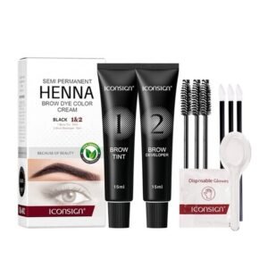 (Negro) ICONSIGN? Tinte Pestanas 15ml+15ml