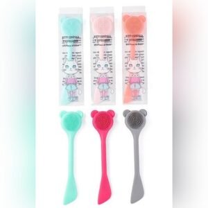 Brocha De Silicona Para Mascarilla Facial 2 En 1 Exfoliante