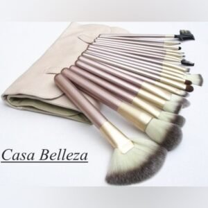 Manta Maquillaje Blanca de 18 Piezas