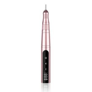(Rosado)NailStar Torno Portable Para Manicure 35000RPM Y 1100MAH