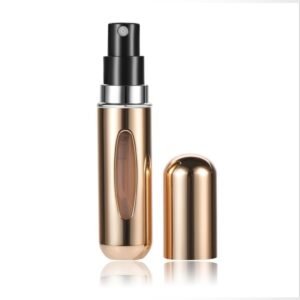 (Dorado)Botella Recargable Perfume - Atomizador Portatil 5ml