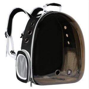 (Marron Oscuro) Bolsa De Viaje Para Gatos Mochila Mascotas