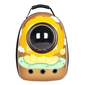 (Leon Sol) Bolsa De Viaje Para Gatos Mochila Mascotas