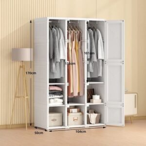 AntBox Closet Armable Y Portatil Color Blanco 11#
