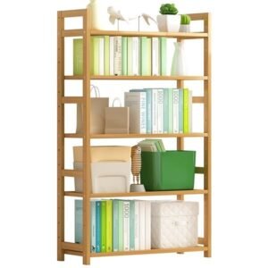 Estante 5 Niveles De Bamb?? Ajustable Organizador Cocina Ba?o