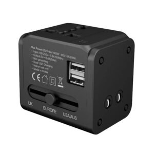 Adaptador Enchufe Universal De Viajero Internacional