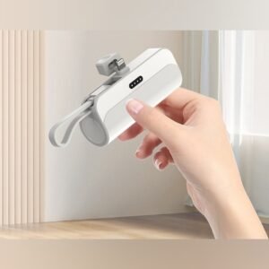 (Iphone Blanco) bateria cargador portatil 5000mah