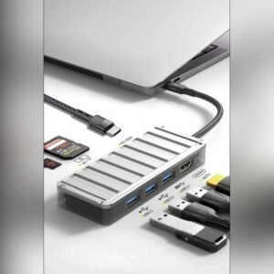 Adaptador Hub Type C 7 En 1 Usb 3.0 Hdmi 4k Multipuerto Usb
