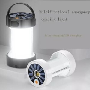 Lampara Linterna Led Solar Recargable Camping /electrolandia