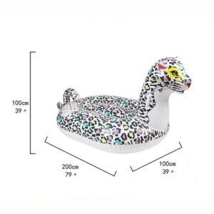 Airmyfun (Leopardo) Flotador Inflable Gigante Anillo Natacion Juguete Piscina