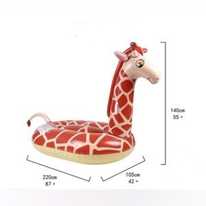 Airmyfun (jirafa) Flotador Inflable Gigante Anillo Natacion Juguete Piscina