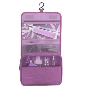 (Lila) Bolsa De Viaje Cosmetico y Maquillaje