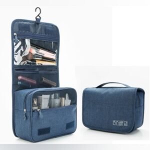 (Azul) Bolsa De Viaje Cosmetico y Maquillaje