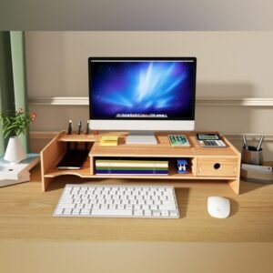 Elevador De Monitor Armable Madera Escritorio Oficina Homer
