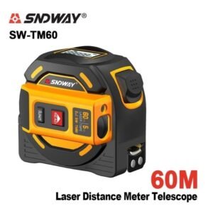 Sndway Medidor De Distancia Digital Laser Telemetro De Mano 60M