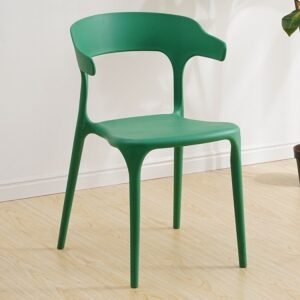 (Verde) Sillas De Plastico Por 4 Unidades