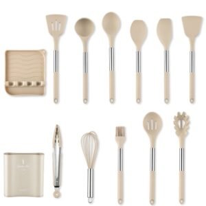Set 13 Utensilios De Cocina De Silicona