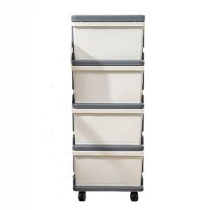 Cajas Organizadoras 4 Cajones Con ruedas 43cm*33cm*87cm