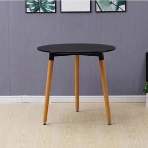 (Negro) Mesa Redonda Eames 70 CM