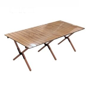 (Madera) Mesa Multiuso Plegable Portatil Camping Viaje 120*60cm