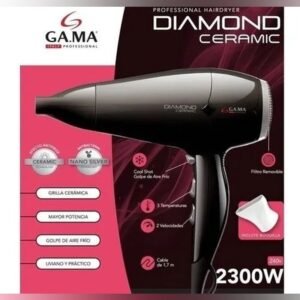 (Negro)GAMA Secador Diamond Ceramic STD Chi 2300W