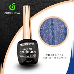 (Azul) CHERIMOYA Esmaltes Efecto Ojo De Gato-Reflectantes