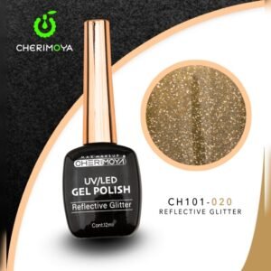 (Gold) CHERIMOYA Esmaltes Efecto Ojo De Gato-Reflectantes