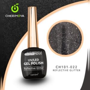 (Negro) CHERIMOYA Esmaltes Efecto Ojo De Gato-Reflectantes