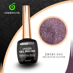 (Rojo Cerezo) CHERIMOYA Esmaltes Efecto Ojo De Gato-Reflectantes