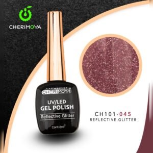 (Rojo) CHERIMOYA Esmaltes Efecto Ojo De Gato-Reflectantes