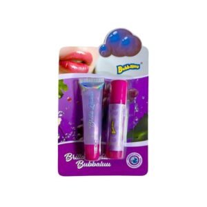 Bubbaluu Set de Brillo y Balsamo Labial - UVA