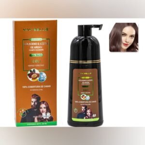 (Marron) MAXBELLE Shampoo Colorante Colageno y Argan
