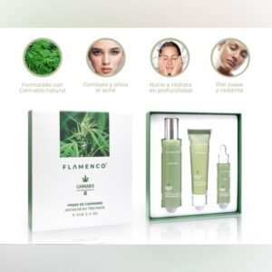 FLAMENCO Hojas De Cannabis Antiacne En Tres Pasos