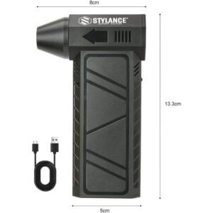 Stylance Ventilador Turbo El??ctrico De 130000 RPM Soplador De Aire De Alta