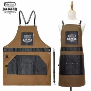 (Cafe) Pechera Delantar Para Barberia