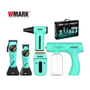 (Azul) WMARK Combo NG-8637 5 en 1 Barber